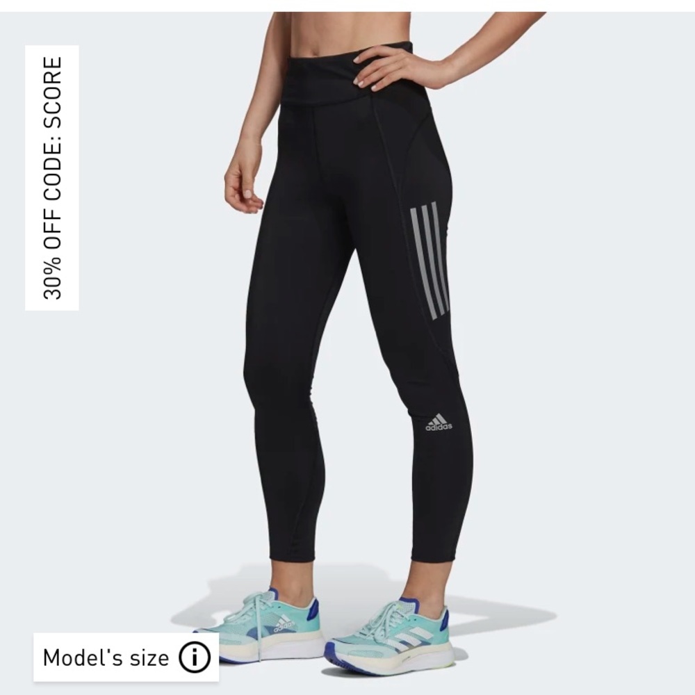 Adidas running pants 7/8